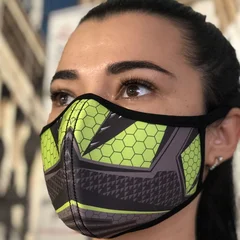 маска Sport Reflex салатовая неопрен